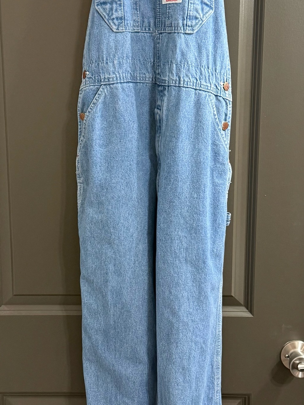 Vintage Round House Made in USA Denim Overalls 32x36